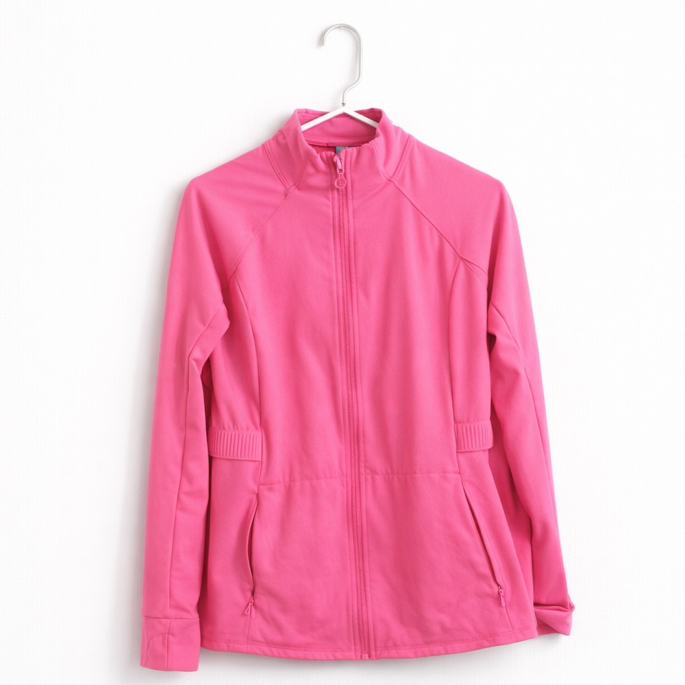 Fabletics Bright Pink Utility Jacket